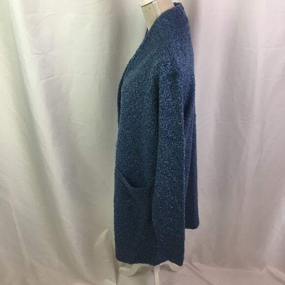 Lisa Rinna Collection Cozy Duster Horizon Blue XS - Picture 8 of 16